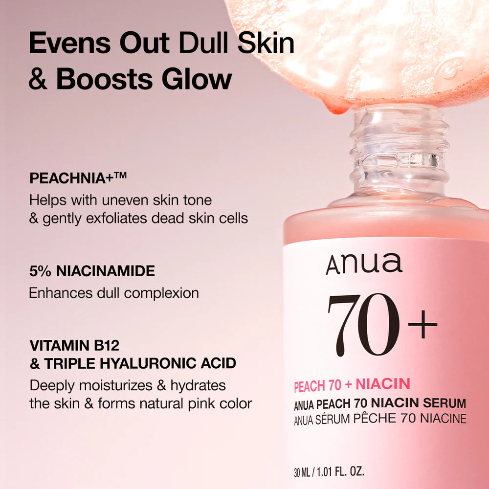 Peach 70% Niacinamide Serum 30ml