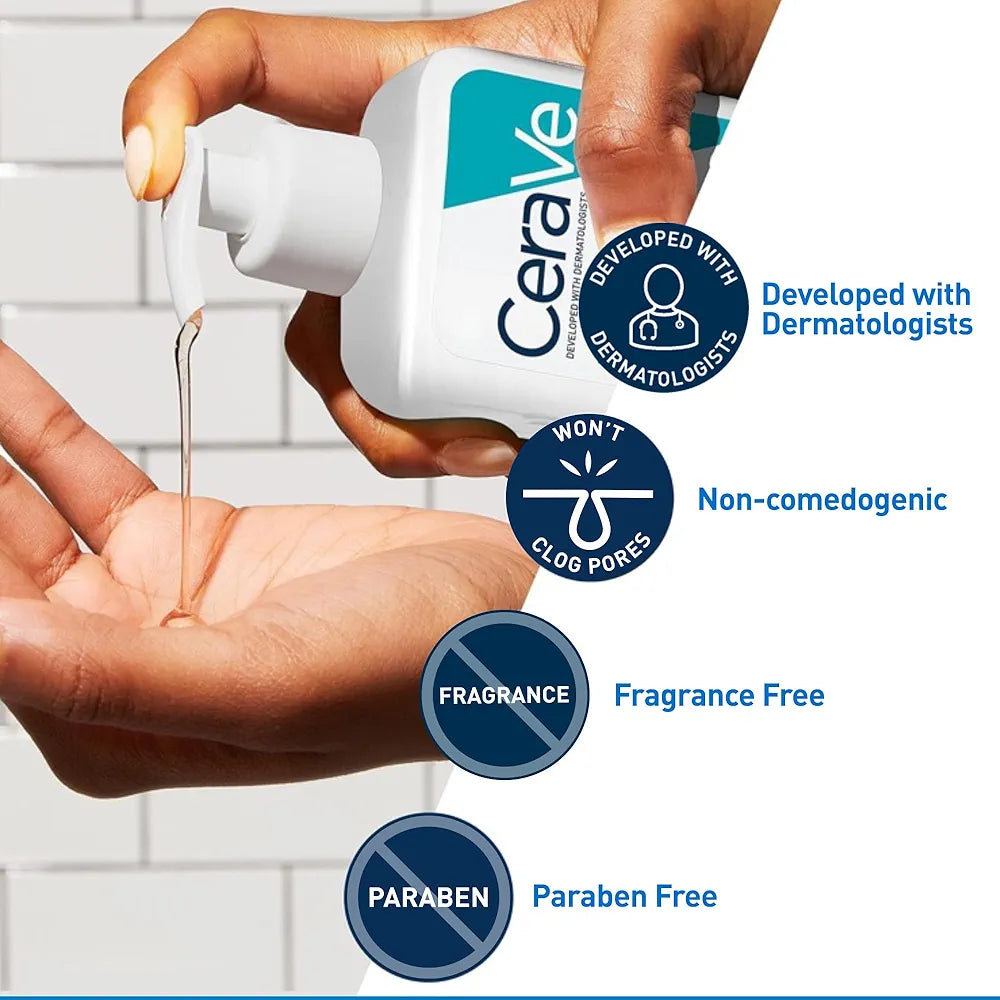 CeraVe Face Wash Acne Treatment Salicylic Acid Cleanser with Purifying Clay for Oily Skin Blackhead Remover and Clogged Pore Control 8 Ounce, multi, 8 Fl Oz, 237 ml 