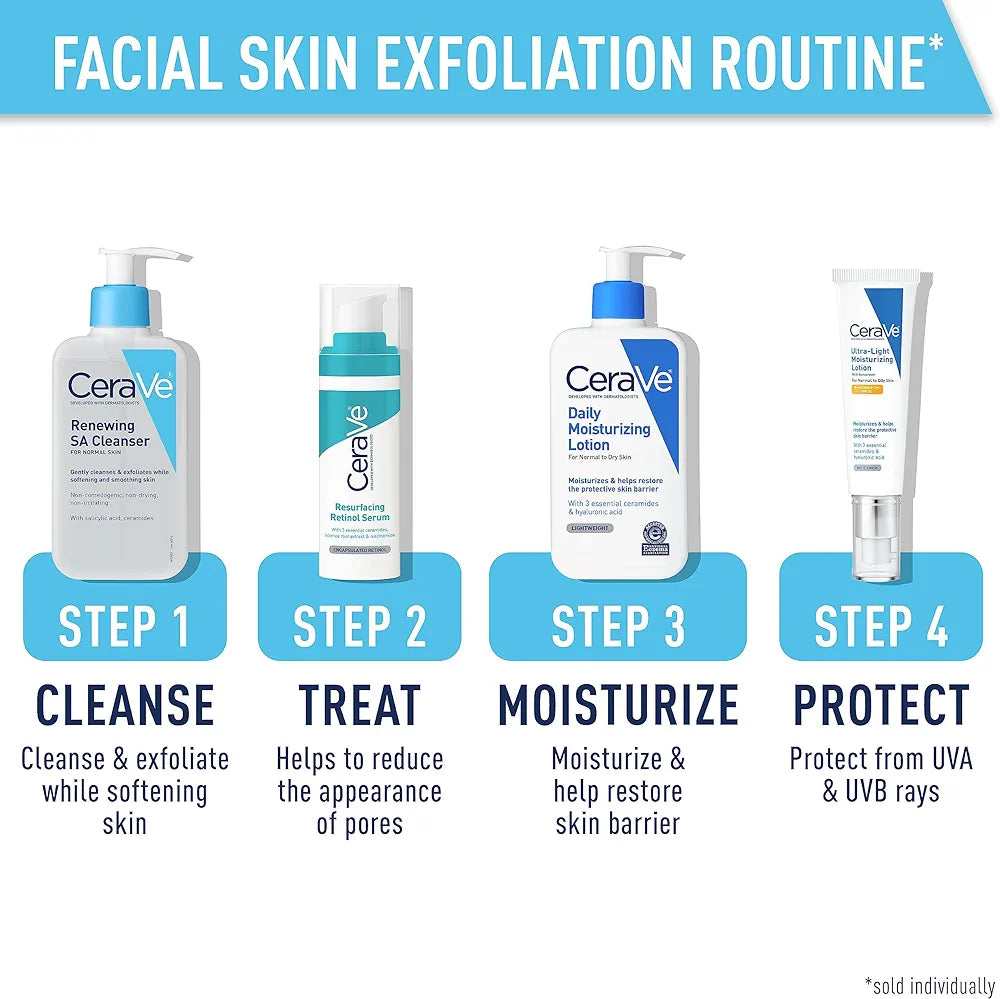 CeraVe Salicylic Acid Cleanser | 16 Ounce | Renewing Exfoliating Face Wash With Vitamin D for Normal Skin | Fragrance Free