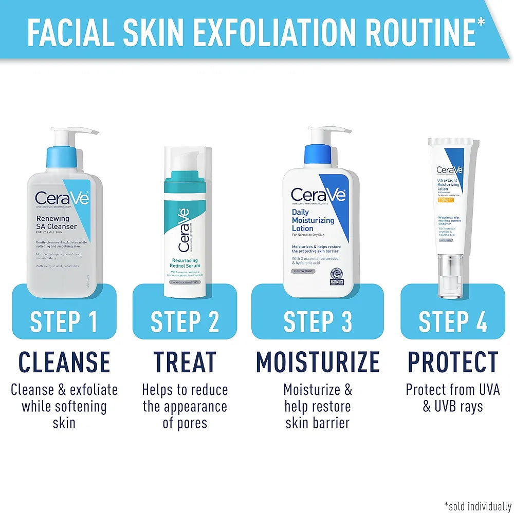CeraVe SA Cleanser Salicylic Acid Face Wash with Hyaluronic Acid, Niacinamide & Ceramides BHA Exfoliant for Face 8 Ounce, multi, 8 Fl Oz 