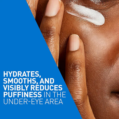 CeraVe Eye Repair Cream | Under Eye Cream for Dark Circles and Puffiness Delicate Skin Under Eye Area with Hyaluronic acid and Ceramides | Non-comedogenic, Fragrance Free | 0.5Oz, 14 ML