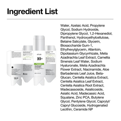 Azelaic Acid 10 Hyaluron Redness Soothing Serum