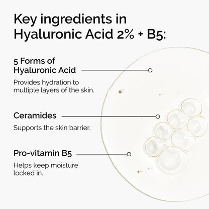 Hyaluronic Acid 2% + B5 (with Ceramides) 30 ml